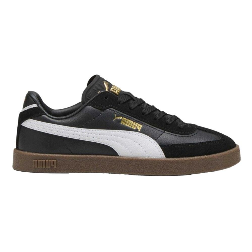 Puma Childrens/Kids Club II Era Leather Sneakers / Black/White